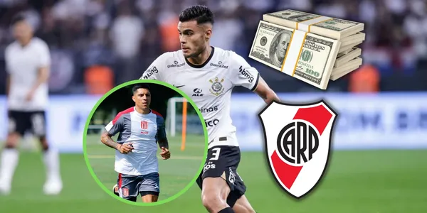 Fausto Vera junto a Enzo Pérez.