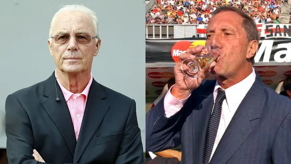 Franz Beckenbauer y Carlos Bilardo.