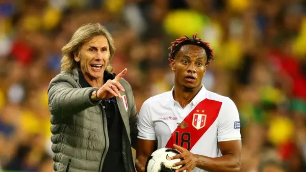 Gareca y Carrillo en Perú