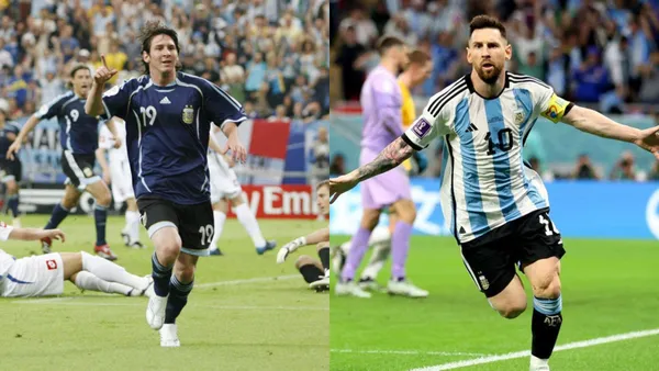 Goles de Messi en Mundiales.