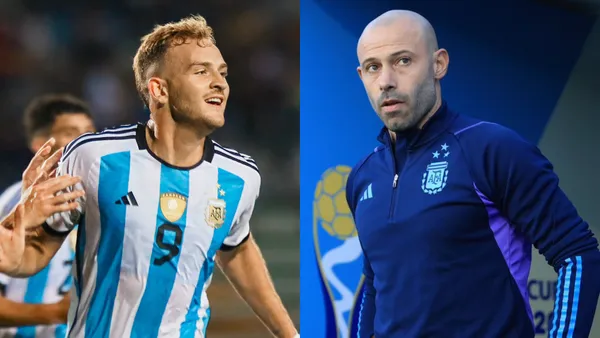 Gondou convirtió el gol de la victoria para Argentina