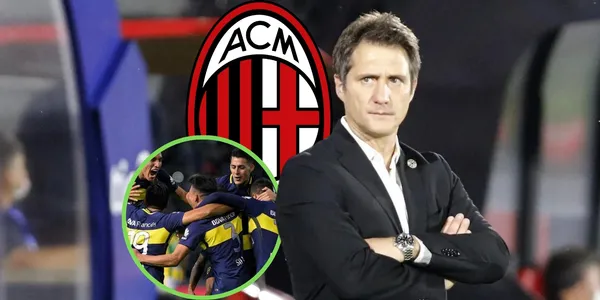 Guillermo, ex Boca y escudo de Milan.