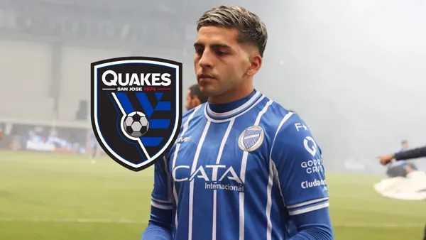 Hernán López Muñóz con la camiseta de Godoy Cruz