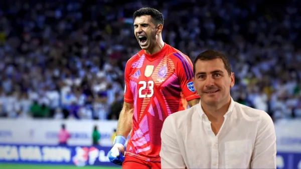 Iker Casillas - Emiliano Martínez (Foto: X)