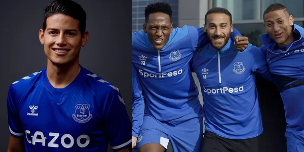 James llegó como el mega fichaje para el club inglés, pero no es el jugador más caro. Por su parte, Mina está lejos de los primeros lugares