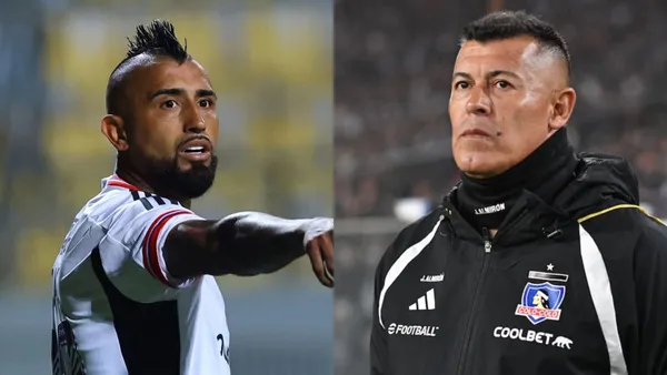 Jorge Almirón y Arturo Vidal