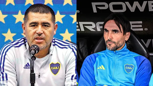 Juan Román Riquelme y Diego Martínez
