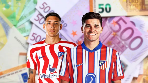 Julián Álvarez y Nahuel Molina.