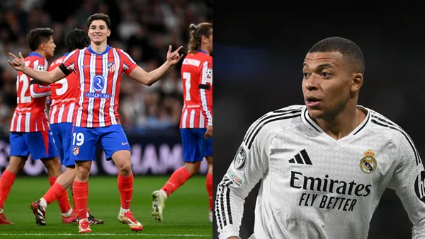 Kylian Mbappé y Julián Álvarez