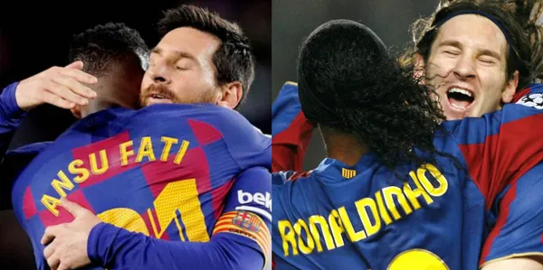 La corta edad del joven español hacen que se acerque a Lionel Messi