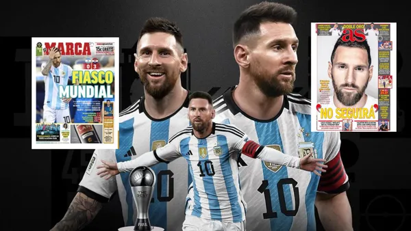 La reacción de la prensa española al The Best de Messi