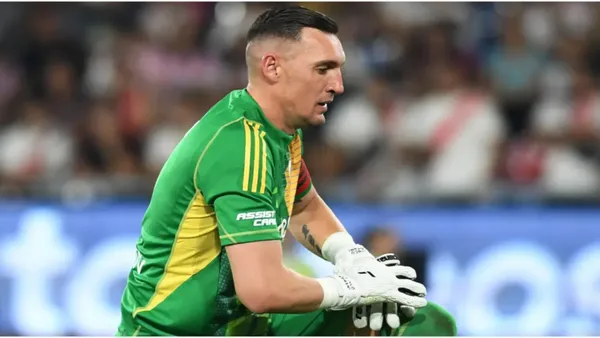 La triste reacción de Armani luego del partido (Ole)