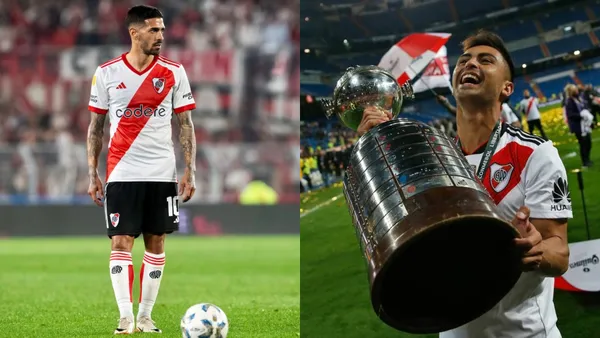 Lanzini y Pity Martínez