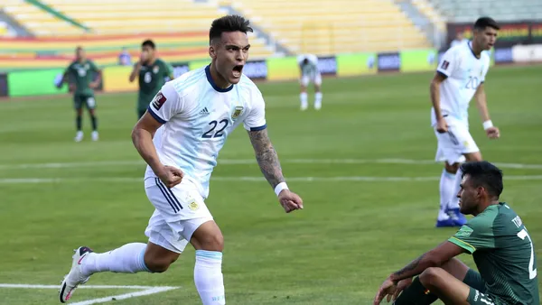 Lautaro Martínez fue totalmente diferente a su partido previo con la Selección de Fútbol de Argentina en Eliminatorias.