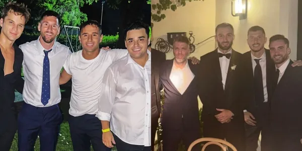 Leo estuvo presente en la boda de la hermana menor de Antonela y Pezzella realizó una fiesta especial