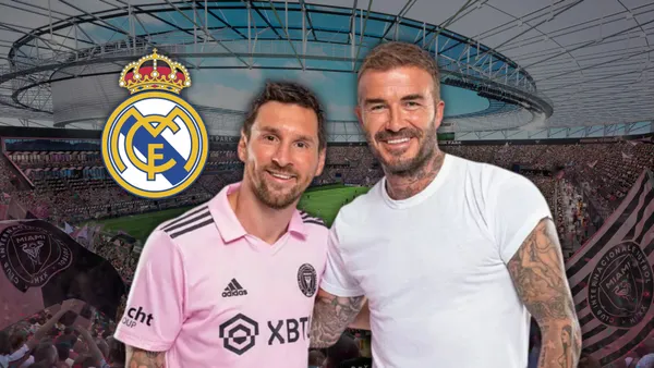 Leo Messi y Beckham.
