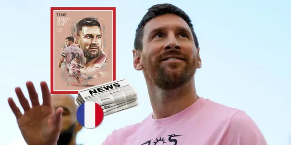 Lionel ganó por primera vez la distinción de la revista Time y no pasó desapercibido en Europa.