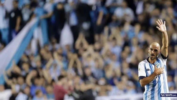 Lisandro López seguirá jugando al fútbol, aunque ya no en el Racing Club de Avellaneda.