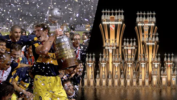 Los equipos argentinos con más títulos internacionales / X