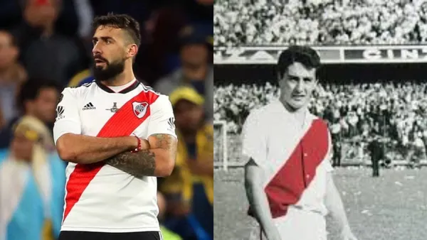 Lucas Pratto y Juan Sarnari.