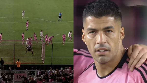 Luis Suárez durante el partido entre Inter Miami vs St Louis.