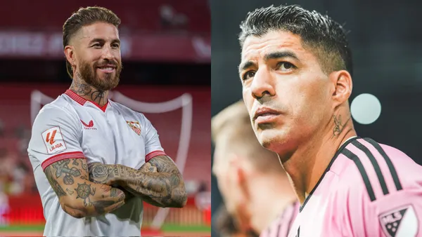 Luis Suárez y Sergio Ramos