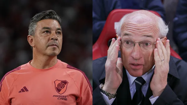Marcelo Gallardo y Carlos Bianchi