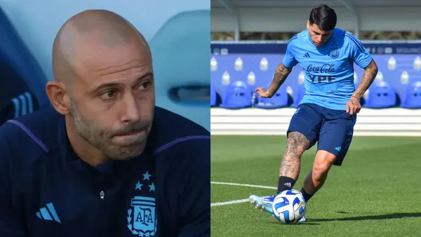 Mascherano le dio un golpe bajo a Facundo Farías