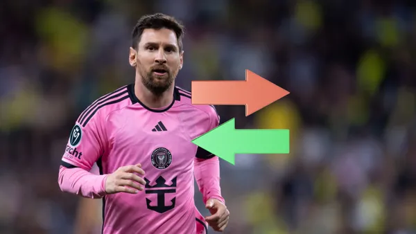 Messi con la camiseta del Inter Miami