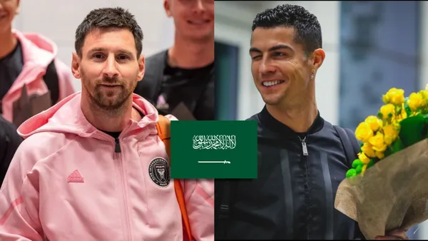 Messi llegó a Arabia Saudita