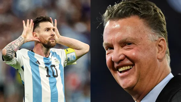 Messi y Van Gaal