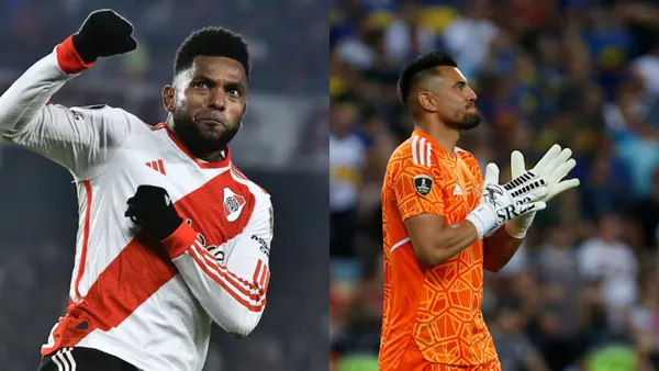 Miguel Borja y Sergio Romero.