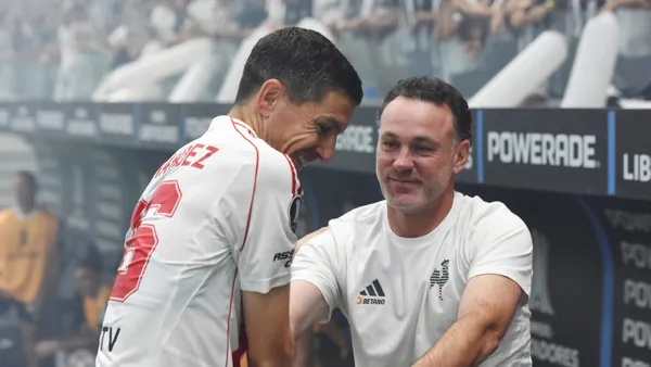 Milito palpitó la vuelta en el Monumental (Foto Baires).