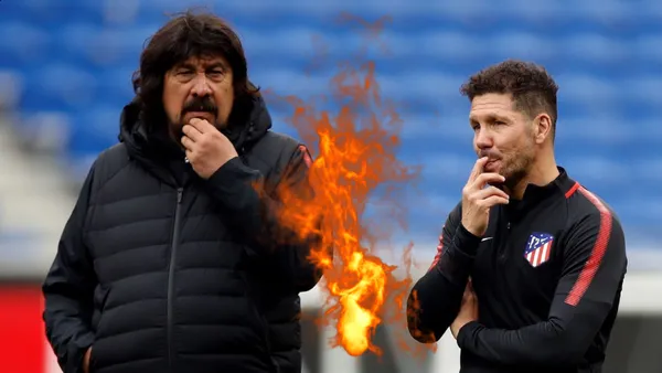 Mono Burgos explotó contra Simeone tras la derrota