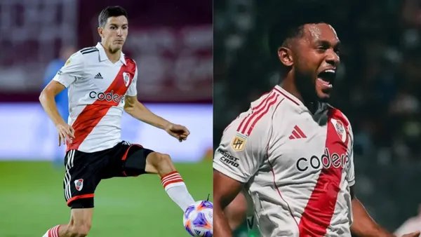 Nacho Fernández y Miguel Borja