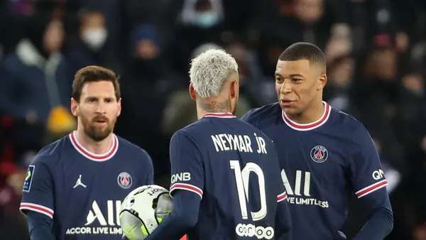 Neymar Jr. - Kylian Mbappé - Lionel Messi (Foto: X)