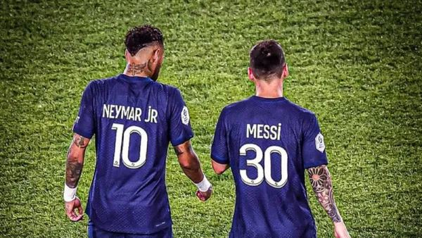 Neymar y Messi