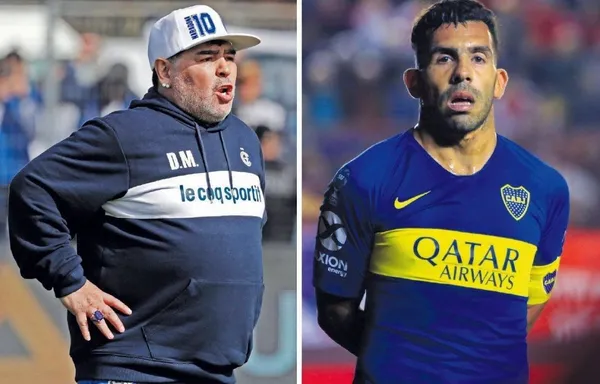 Óscar Ruggeri hizo una comparación en la carrera de Carlos Tévez y Diego Armando Maradona.
