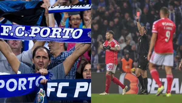 Otamendi fue expulsado en el clásico de Portugal