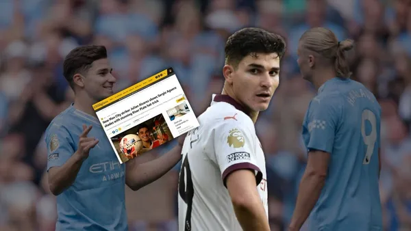 Pep Guardiola confirmó que el goleador noruego se encuentra lesionado y no puso fecha de regreso.