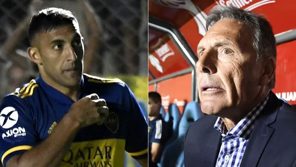 Ramón Ábila convirtió el primer gol en el Superclásico ante River Plate pero Miguel Ángel Russo le da este golpe bajo.