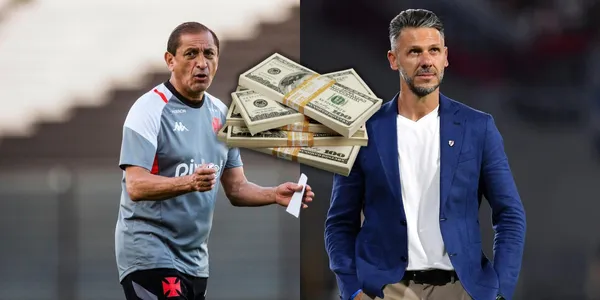 Ramón Díaz junto a Demichelis.