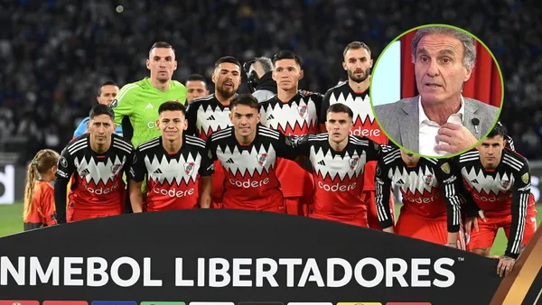 River ante Talleres en la Copa Libertadores. (Foto: EFE)