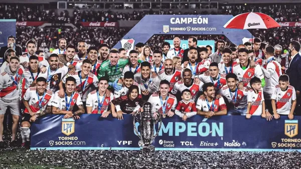 River campeón de la copa de la liga (Infobae)
