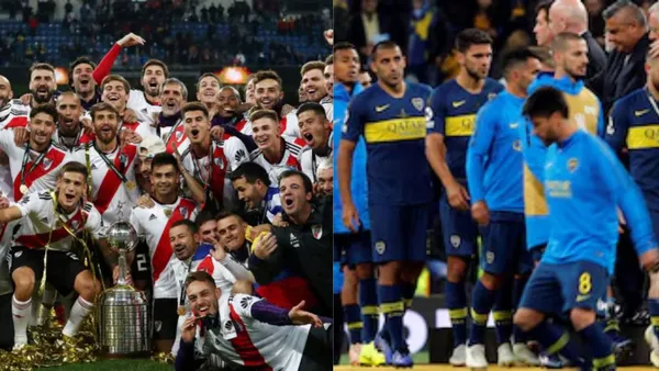 River y Boca en Madrid.
