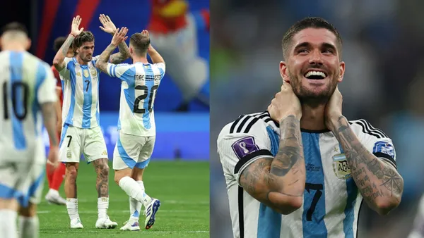 Rodrigo De Paul y Alexis Mac Allister.