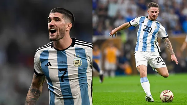 Rodrigo De Paul y Alexis Mac Allister.