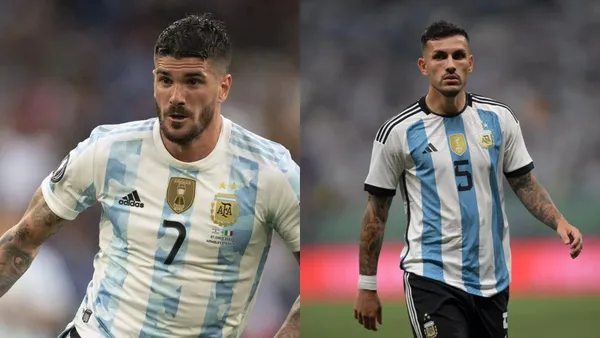 Rodrigo De Paul y Leandro Paredes.