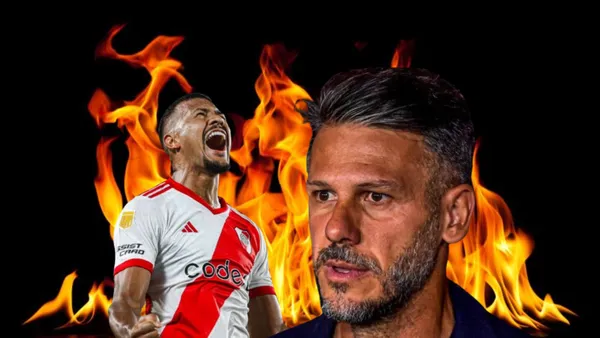 Salomón Rondón y Martín Demichelis