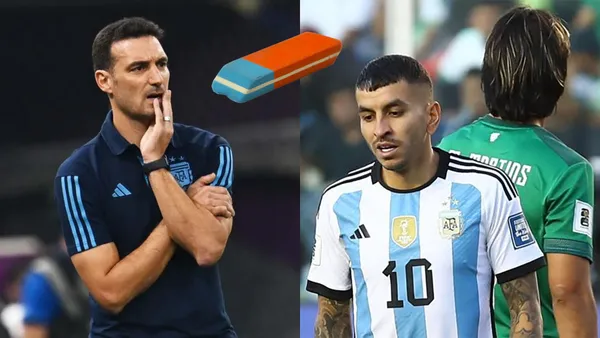 Scaloni borraría a Ángel Correa de la Selección Argentina